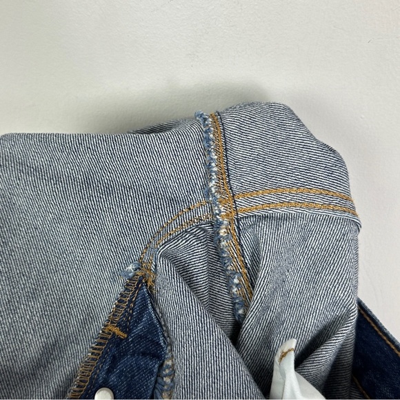 NWT Levis 501 Original Cropped Jeans Size 27 x 26 Distressed New Tags Denim Boho - Picture 6 of 16